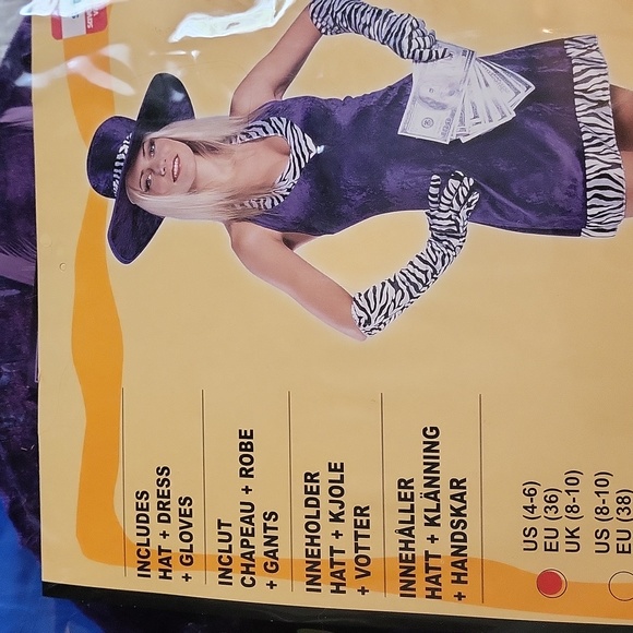 Halloween 🎃 Money Girl Vegas Costume Small - Picture 2 of 7